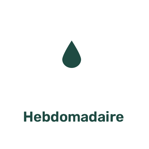 Picto Arrosage hebdomadaire